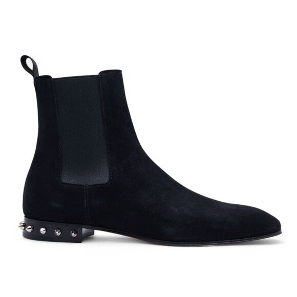 Christian Louboutin So Roadie Flat Suede Boots – Black – EU 41 / US 8 $1195 - Picture 3 of 7